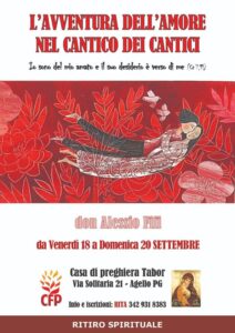 Ritiro Io sono del mio amato e il suo desiderio è verso di me (Ct 7,11)